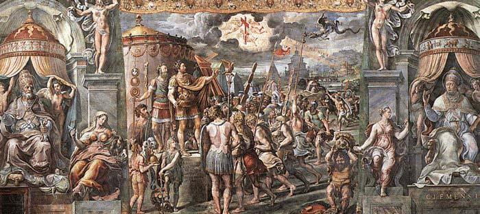 RAFFAELLO Sanzio Vision of the Cross Spain oil painting art